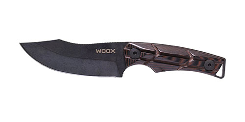 Der WOOX Bad Boy Hunter bietet dir eine robuste D2-Stahlklinge, ergonomischen Micarta-Griff und eine handgefertigte Lederscheide für maximale Vielseitigkeit.